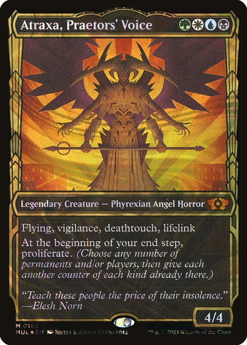 MUL: Atraxa, Praetors' Voice (Halo Foil)