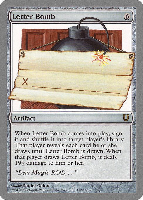 UNH: Letter Bomb