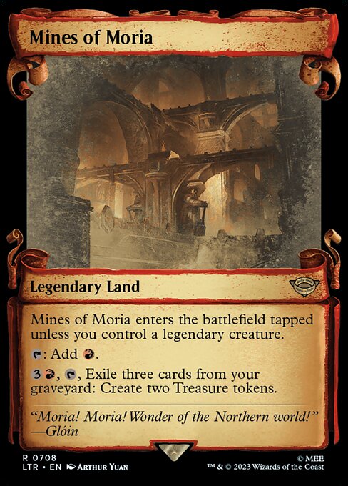 LTR: Mines of Moria (Showcase Scrolls) (Foil)