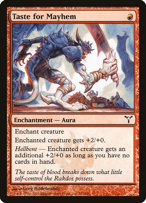 DIS: Taste for Mayhem (Foil)