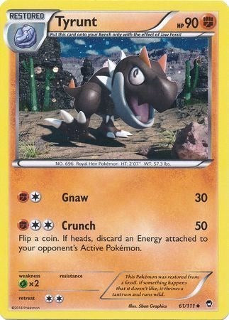 MCAP: Tyrunt - 61/111 (Cosmos Holo) (Holofoil)