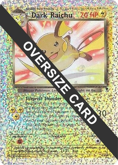 PR: Dark Raichu - S3/S4 (Box Topper) (Reverse Holofoil)