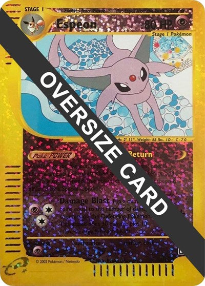 PR: Espeon - 6/12 (Box Topper) (Reverse Holofoil)