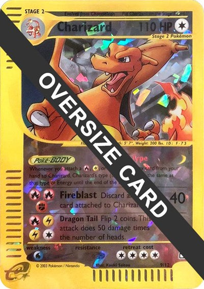 PR: Charizard - 9/12 (Box Topper) (Reverse Holofoil)