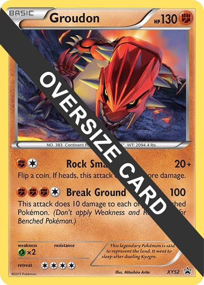PR: Groudon - XY52 (XY Black Star Promo) (Holofoil)