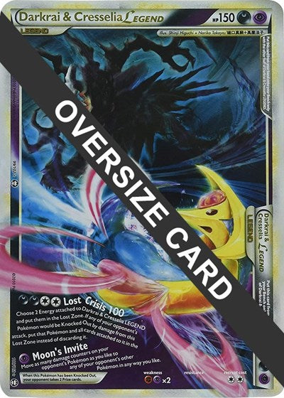 PR: Darkrai & Cresselia Legend - 99/102 & 100/102 (Single Oversized Promo) (Holofoil)