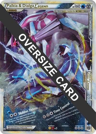 PR: Palkia & Dialga Legends - 101/102 + 102/102 (Single Oversized Promo) (Holofoil)