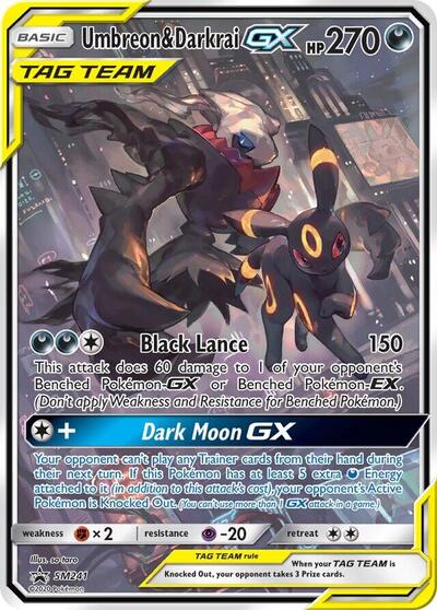 PR: Umbreon & Darkrai GX - SM241 (Holofoil)