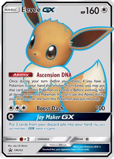 SMP: Eevee GX - SM242 (Holofoil)