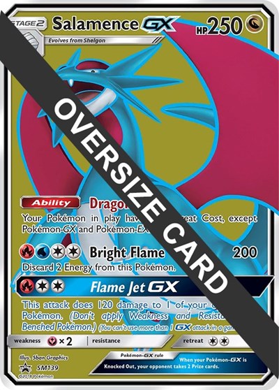 PR: Salamence GX - SM139 (SM Black Star Promo) (Holofoil)