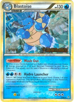 PR: Blastoise - 13/95 (Prerelease) [Staff] (Holofoil)