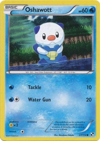 PR: Oshawott - 27/114 (Cosmos Holo) (Holofoil)