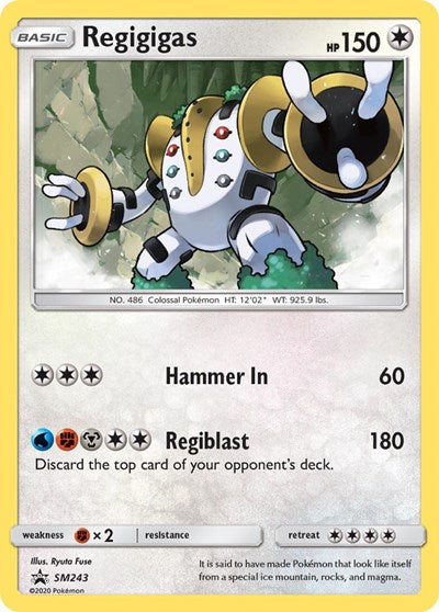 SMP: Regigigas - SM243 (Holofoil)