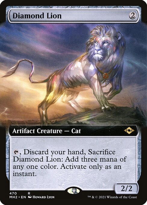 MH2: Diamond Lion (Extended Art) (Foil)