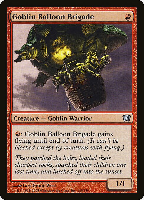 9ED: Goblin Balloon Brigade (Foil)