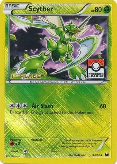 PR: Scyther - 4/108 (Pokemon League) [1st Place] (Reverse Holofoil)