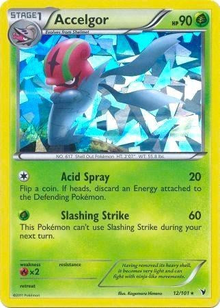 PR: Accelgor - 12/101 (Cracked Ice Holo) (Holofoil)