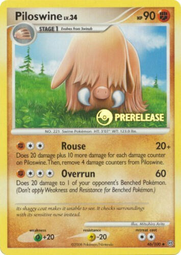 PR: Piloswine - 46/100 (Prerelease)