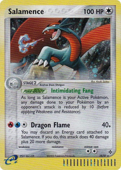 PR: Salamence - 19/97 (e-League) (Holofoil)