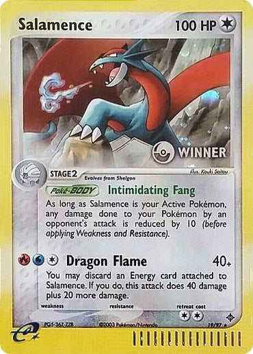 PR: Salamence - 19/97 (e-League) [Winner] (Holofoil)