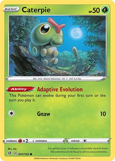 SWSH02: Caterpie (Reverse Holofoil)