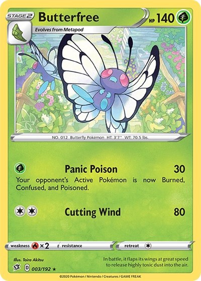 SWSH02: Butterfree (Holofoil)