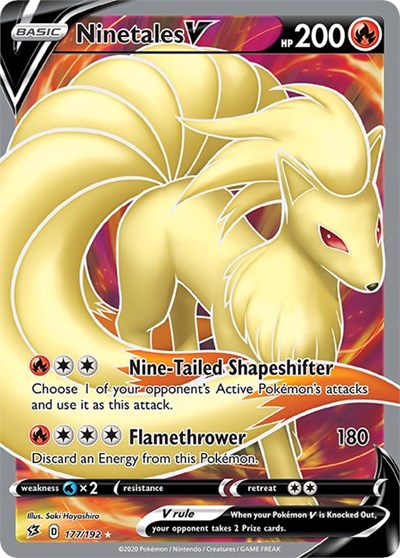 SWSH02: Ninetales V (Full Art) (Holofoil)