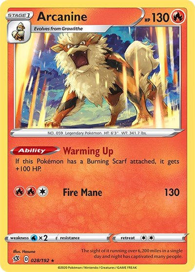 SWSH02: Arcanine