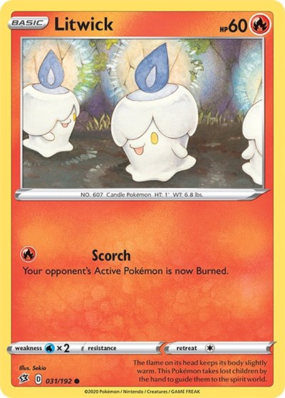 SWSH02: Litwick (Reverse Holofoil)