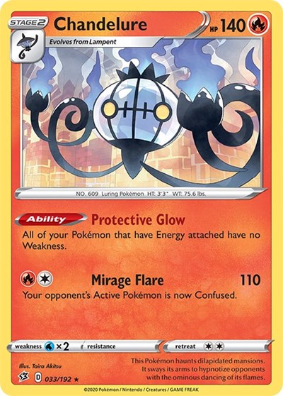 SWSH02: Chandelure (Holofoil)
