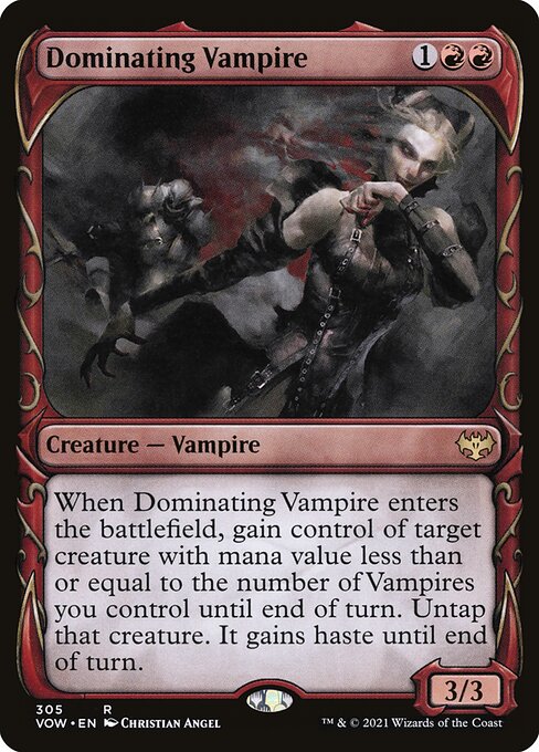 VOW: Dominating Vampire (Showcase) (Foil)