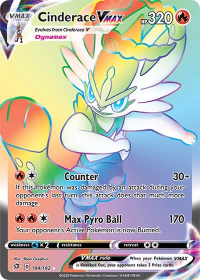 SWSH02: Cinderace VMAX (Secret) (Holofoil)