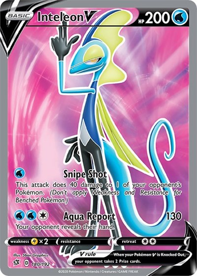 SWSH02: Inteleon V (Full Art) (Holofoil)