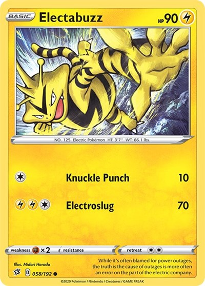 SWSH02: Electabuzz (Reverse Holofoil)