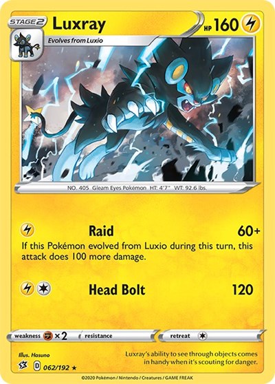 SWSH02: Luxray (Reverse Holofoil)