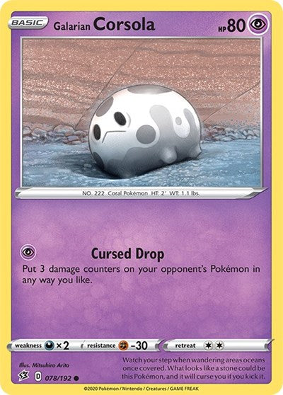 SWSH02: Galarian Corsola
