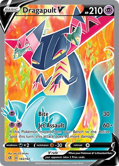 SWSH02: Dragapult V (Full Art) (Holofoil)