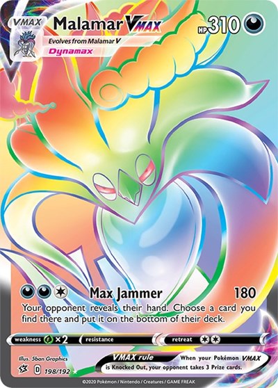 SWSH02: Malamar VMAX (Secret) (Holofoil)