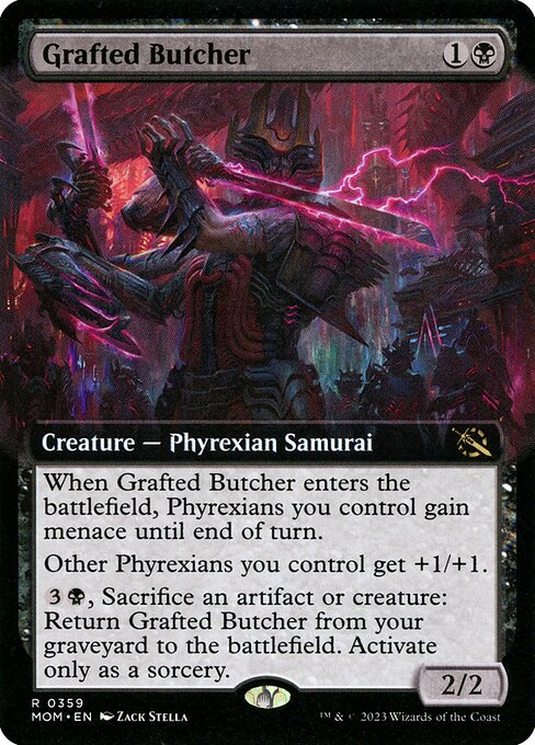 MOM: Grafted Butcher (Extended Art) (Foil)