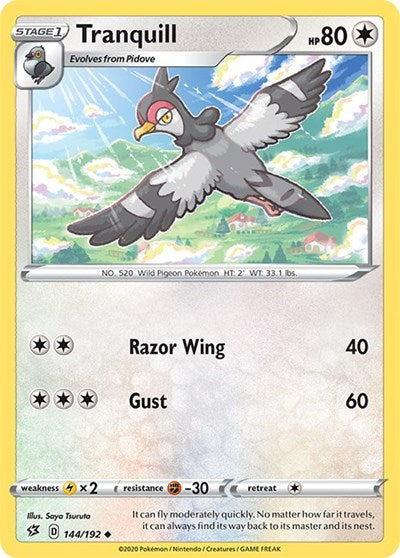 SWSH02: Tranquill (Reverse Holofoil)