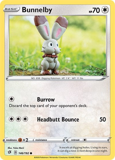 SWSH02: Bunnelby (Reverse Holofoil)
