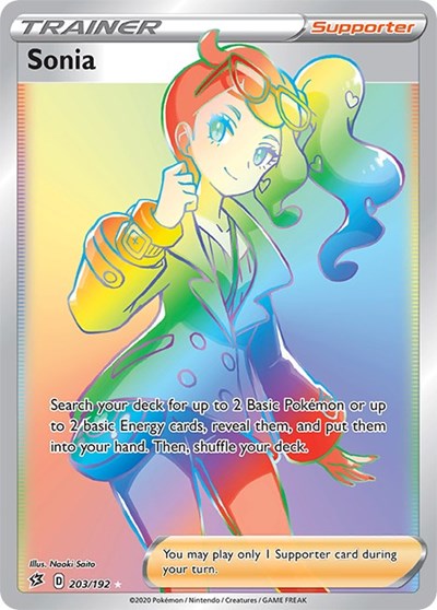 SWSH02: Sonia (Secret) (Holofoil)