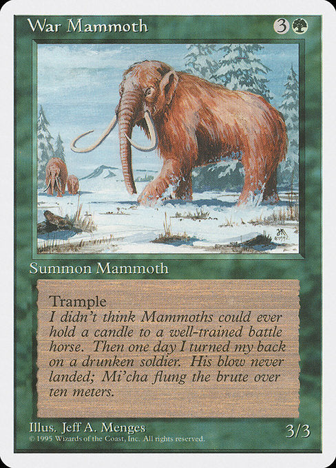 4ED: War Mammoth