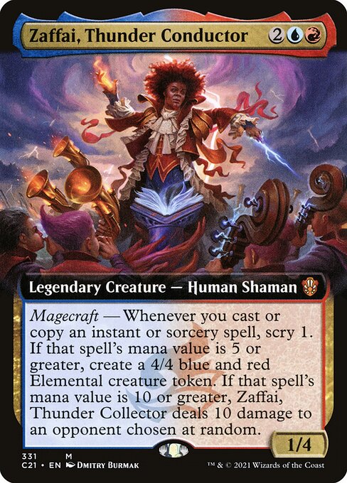 C21: Zaffai, Thunder Conductor (Extended Art)