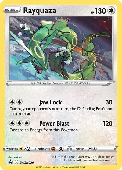 SWSD: Rayquaza - SWSH029 (Holofoil)