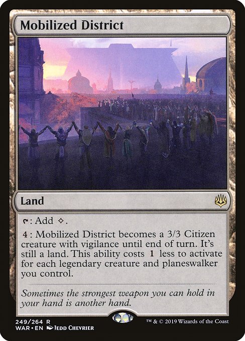 WAR: Mobilized District (Foil)