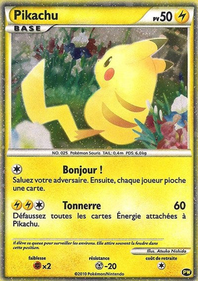 PWCP: Pikachu (French) (Holofoil)