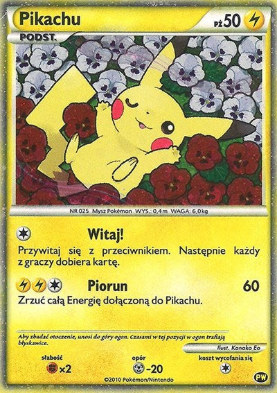 PWCP: Pikachu (Polish) (Holofoil)