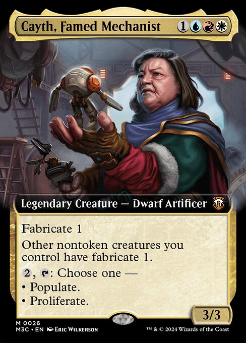 M3C: Cayth, Famed Mechanist (Extended Art)