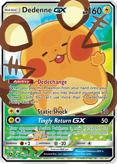 PR: Dedenne GX - 195a/214 (Holofoil)